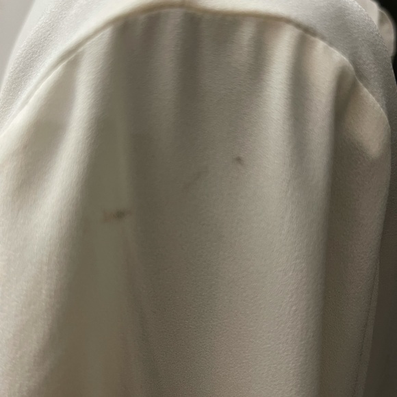 π π΄ Lark & Ro Pullover 1/2 Button Closure Blouse - Cream - Size 10 - Picture 6 of 7